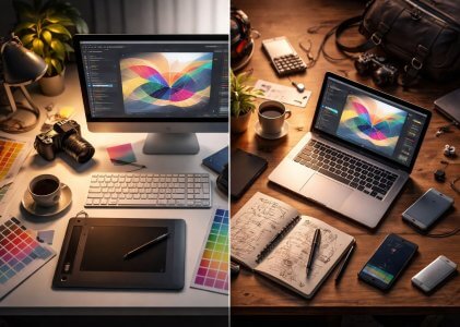 הטעות שמעצבים מתחילים עושים בבחירת מחשב — ואיך לבחור סט־אפ שמנצח לאורך שנים